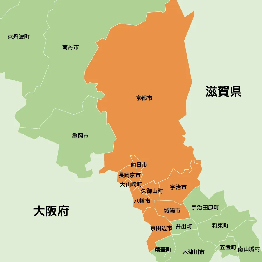 対応エリア地図